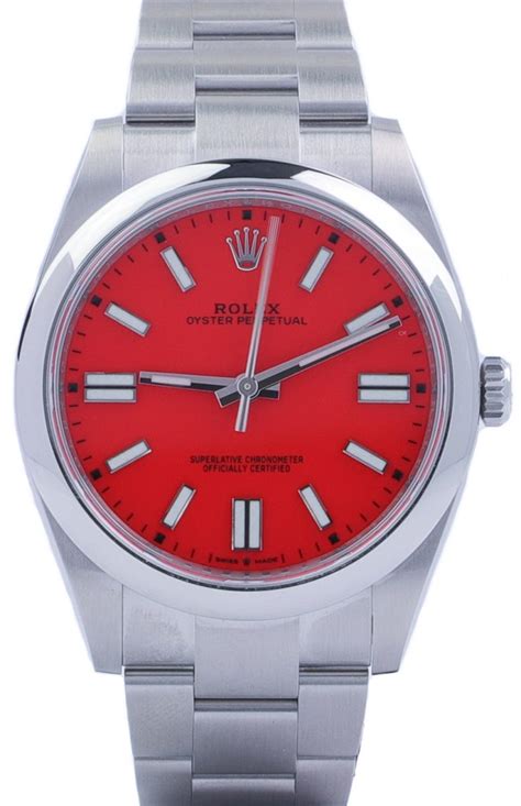 rolex red 12 ladies watch